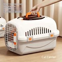 Approuvé par les compagnies aériennes, Transporteurs de animaux de compagnie portables d'extérieur, Produits de voyage, Transporteur pour chat, Transporteur pour animaux de compagnie en cuir, Transporteurs pour animaux de compagnie