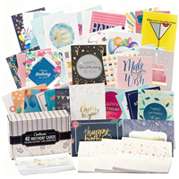 Vente en gros de cartes de voeux de bénédiction personnalisées créatives pour joyeux anniversaire et nouvel an et noël hanukkah cartes de remerciement avec enveloppes