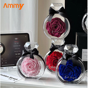 AM-PFE59 Botella de Perfume con Rosa Preservada Grande con Caja de Regalo para el Día de San Valentín, Cumpleaños, Navidad y Regalo de Año Nuevo - Product Image 4