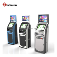 Mesin ATM Pembayaran Non-Tunai Mobile Layar Sentuh Ganda Interaktif Windows Wifi Penjual Tiket Produsen Kios Cina