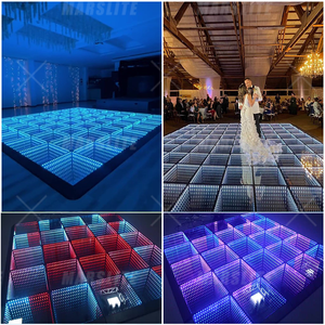 Piste de danse LED magnétique IP54, piste de danse portable d'extérieur, piste de danse illuminée pour mariage, dalles de piste de danse pour fête - Product Image 2