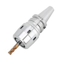 Pegangan Perkakas CNC MAS403 BT40 BT50 C25 C32 Chuck Collet Daya Lurus untuk Mesin Frais Material 40Cr Kekerasan HRC48-50