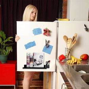 43.4*6*5 cm Fashion Simple Acrylic Home Storage Magnetic Suction Strong Magnetic Suction <b>Bookcase</b> - Product Image 3