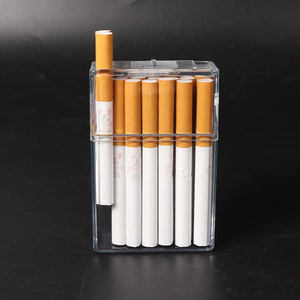 Erliao bán Hot Transparent Acrylic thuốc Lá Trường hợp nhựa hút phụ kiện nhựa hút hộp - Product Image 1