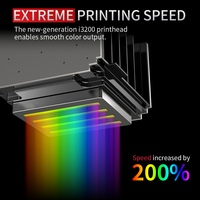 Imprimante UV à plat industrielle 9060 avec tête Epson I3200-U1, machine d'impression UV grand format 90x60cm
