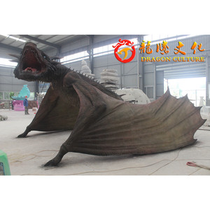 Trò Chơi Phim Hoạt Hình Cử Động Của Thrones Rồng Phương Tây Cho Công Viên Giải Trí Dino Chủ Đề - Product Image 3