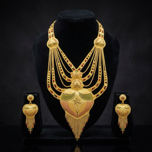 Joyería de Moda al por Mayor, Chapada en Oro de 14K, 18K y 24K, Diseño Tradicional, Estilo Dubái, Collares Largos, Joyería Turca, Oro, Joyería - Product Image 4