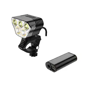 NOUVEAU Phare de vélo rechargeable puissant avec réflecteurs, accessoires de phare avant pour la conduite nocturne - Product Image 1