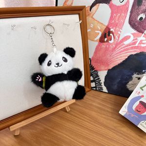 Cartone animato abbraccio ricco di <span class=keywords><strong>mele</strong></span> peluche zaino carino Panda fiore modello leggero piccola borsa da viaggio con funzione di sollievo dallo Stress - Product Image 4