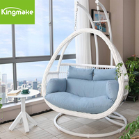 Nouvelle conception de chaise suspendue de jardin, de patio ou de balcon, chaise œuf de patio, chaise suspendue en rotin tressé pour l'extérieur