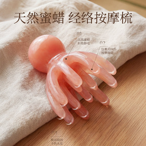 Octopus Scalp Massage Comb 14 Prong Head Massage Tool For Hair Loss Relief Anti Static No Tangle - Product Image 4