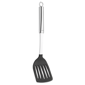 Espátula de Cocina Inteligente de Acero Cromado y Negro, 84x34cm, Apta para Lavavajillas, Cabezal de Nailon - Product Image 2