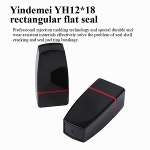 YH Yin De Mei YH-12*18*08*18 Edge-free Rectangular Grids Plastic Standard <strong>Stamp</strong> Office Font Size Printing <strong>German</strong> American - Product Image 4