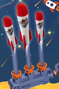 Juego de Lanzador de Cohetes de Espuma EVA HY, Juguete de Lanzamiento de Cohetes 2 en 1 para Niños, Modelo de Lanzamiento de Cohetes con Pedal - Product Image 6