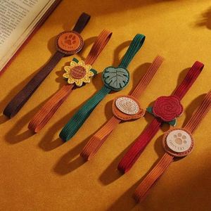 PU Leather Elastic Bands Leather Book Marks Elastic Rope Bands Planner PU <b>Bookmarks</b> Planner Accessories for GIfts - Product Image 4