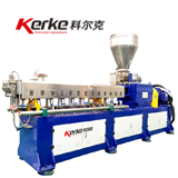 Fabricant de machines d'extrusion à double vis en plastique nylon fibre de verre pour le traitement de matériaux polymères