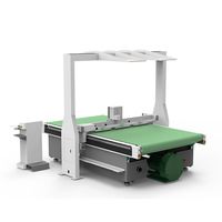 Couteau vibrant automatique pour la découpe du cuir et des matériaux synthétiques avec système de registration par caméra intelligente, prix d'usine