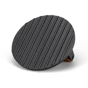 Burger Báo Chí Nhiệm Vụ Nặng Nề Đúc Sắt Với Gỗ Xử Lý Blackstone Trại Đầu Bếp Vỉ Nướng Vỉ Nướng Hình Chữ Nhật Thịt Bít Tết Smash Màu Đen - Product Image 2