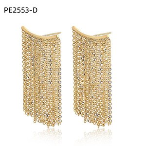 ต่างหูแฟชั่น DE FLECOS PE2553 สำหรับผู้หญิง เครื่องประดับคุณภาพสูง - Product Image 2