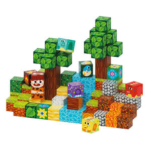 2026 नए थोक भवन ब्लॉक क्यूब 81 पीसी प्रारंभिक शैक्षिक 3 डी डाइय क्यूब प्लास्टिक निर्माण ब्लॉक - Product Image 1