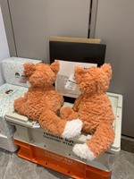 Peluche Jelly Cats Wavy Fox, jouet mignon pour enfants, matière en peluche super douce, rembourrage en coton PP, cadeau d'anniversaire