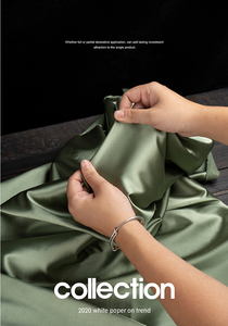 थोक साटन रेशम कपड़े के लिए अनुकूलित सामग्री चमकदार चमकदार ग्रेडिएंट डचेस - Product Image 4