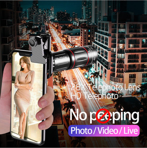 Buổi hòa nhạc HD bên ngoài máy ảnh 28x zoom điện thoại di động ống kính tele với chân máy - Product Image 4