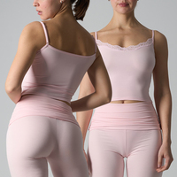 Débardeur basique en modal lisse pour femme, sans bretelles, sans coussinets, dos nu, idéal pour le quotidien et la superposition