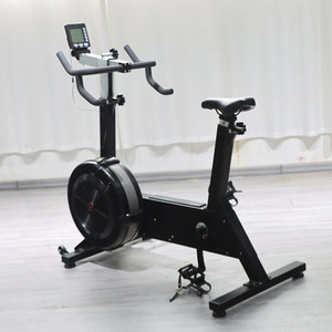 Equipo de gimnasio comercial profesional Cardio culturismo pantalla Digital cinturón impulsado bicicleta magnética aire ejercicio bicicleta Fitness - Product Image 2