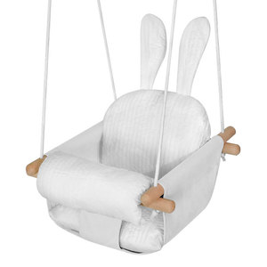 Design moderno <span class=keywords><strong>tessuto</strong></span> di cotone per interni/esterni bambini sedia pieghevole coniglio giardino <span class=keywords><strong>altalena</strong></span> per Baby Park mobili - Product Image 5