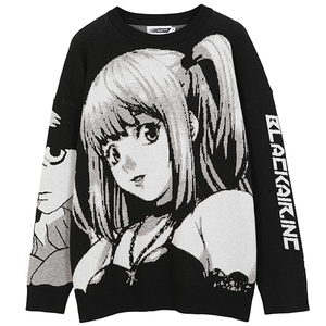 KD Custom Anime costumi Cosplay maglione allentato Misa Amane maglione uniforme <span class=keywords><strong>Death</strong></span> <span class=keywords><strong>Note</strong></span> maglione Anime - Product Image 4