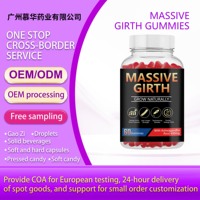 Gummies Massives Girth 60 unités, Complément Alimentaire Naturel à Base de Racine d'Ashwagandha pour le Soutien Immunitaire des Adultes, Direct Usine