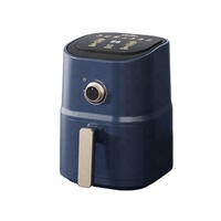 Friteuse à air pour petites familles, vente chaude, petite capacité de 3 l, friteuse à air pour la maison, façon saine de frire sans huile, facile à utiliser, mécanique
