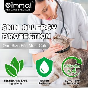 Oimmal Wholesale 4 Pack <strong>Cat</strong> <strong>Flea</strong> and Tick Prevention Private Label OEM <strong>Natural</strong> <strong>Anti</strong> <strong>Flea</strong> and Tick Treatment Collar for <strong>Cats</strong> - Product Image 2