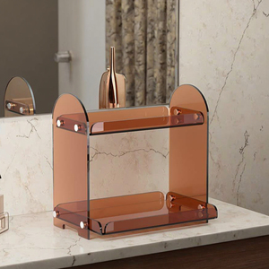 Acrylic Máy tính để bàn kệ 3mm Ins phong cách lưu trữ giá cho trang trí nhà cho phòng khách hiển thị phòng ngủ hoàn thiện đầu giường sử dụng-bán buôn - Product Image 5