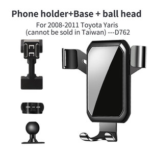 <span class=keywords><strong>Support</strong></span> de téléphone portable à fixation sur grille d'aération ABS <span class=keywords><strong>pour</strong></span> <span class=keywords><strong>Toyota</strong></span> <span class=keywords><strong>Yaris</strong></span> 2008-2011, rotation à 360 degrés, <span class=keywords><strong>support</strong></span> à gravité, vente en gros, nouveauté automobile - Product Image 6