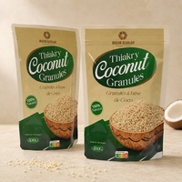 Sachet refermable brillant à fermeture éclair pour céréales et farine, avec trou de suspension, série multicolore, tailles personnalisées