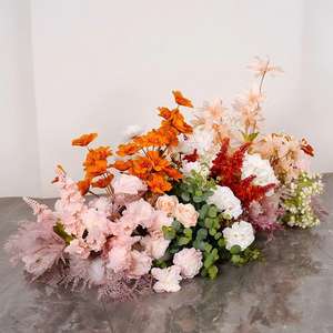 Arreglo de Flores Secas Artificiales de Seda Verde, Centro de Mesa para Bodas y Decoraciones de Mesa, Venta Caliente - Product Image 6