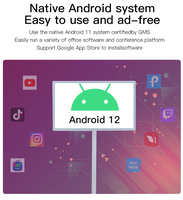 Monitor inteligente portátil Android 13 DE 21, 24, 27 y 32 pulgadas, TV con pantalla táctil para salas de reuniones, nuevos monitores LCD inteligentes interactivos en serie