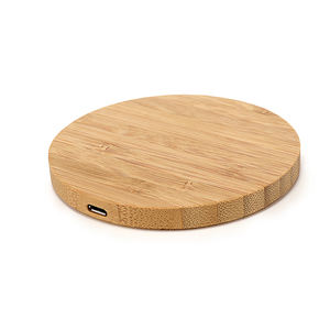 <span class=keywords><strong>2022</strong></span> nuevo producto 15W madera bambú portátil <span class=keywords><strong>cargador</strong></span> de teléfono inalámbrico Pad para Iphone y <span class=keywords><strong>Samsung</strong></span> Galaxy - Product Image 3