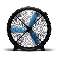 GIMEFAN GF-P3 900W PMSM Motor Industrielüfter 38000m³/h Luftstrom 1,5m HVLS-Lüfter 4,92ft Stufenlose Geschwindigkeitsregelung Doppelkugellager-Lüfter