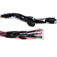 Harnais de câblage personnalisé pour caméra CCTV IP avec connecteur RJ45, prise d'alimentation CC et assemblage de câble Ethernet pour caméra CCTV