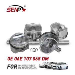 SENP แหวนลูกสูบและลูกสูบสำหรับปี06E107066DM,ชิ้นส่วนเครื่องยนต์ C6 Q7 A8 T Vw Beetle Classic อลูมิเนียมอัลลอยด์ STD ปี3.0