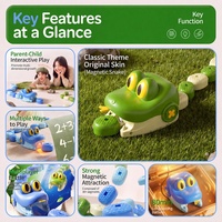 Trendiges OEM-Schlangenspielzeug mit individuellem Logo, 2,4 GHz, wiederaufladbar, magnetisch, ferngesteuert, für Kinder, Indoor-Greedy-Snake-Spiel