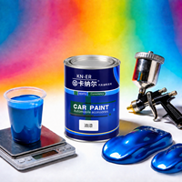 Peinture automobile 1K couleur unie, haute brillance, résistante aux rayures, revêtement de finition automobile pour la réparation de la surface des véhicules