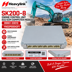 ชุดควบคุมเครื่องยนต์รถขุด Heavylink SK200-8 ECU ECM รุ่น 89661-E0010 YN02P00042F1 ยี่ห้อ Denso ผลิตในประเทศญี่ปุ่น - Product Image 1