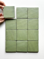 Ensemble de carreaux muraux en céramique au design scandinave décoratif, 50x150 mm, finition mate, pour salle de bain, villa, salle à manger, décoration intérieure