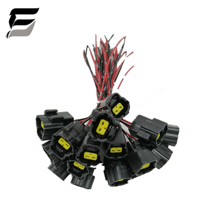 SK200-6E SK200-8 कनेक्टर <span class=keywords><strong>Kobelco</strong></span> खुदाई बिजली भागों Solenoid वाल्व के लिए प्लग - Product Image 1