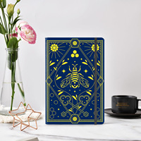 Cuaderno Vintage A3 personalizado Phnom Penh diseño de comercio exterior libro de escritura Dorado Americano europeo Regalo De cuero interior grueso
