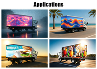 16ft containergebaseerd Full HD 3840Hz LED videoscherm, onderhoudsarm, buiten, vast digitaal reclamepaneel